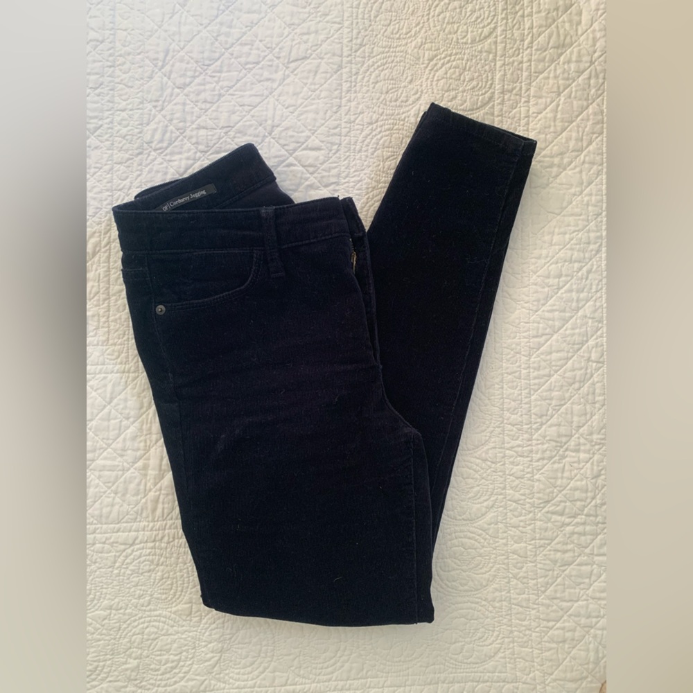 Talbots Stretch Corduroy Jeggings SIZE 0P Navy